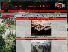 Tablet Screenshot of feuerwehr-lobbach.de